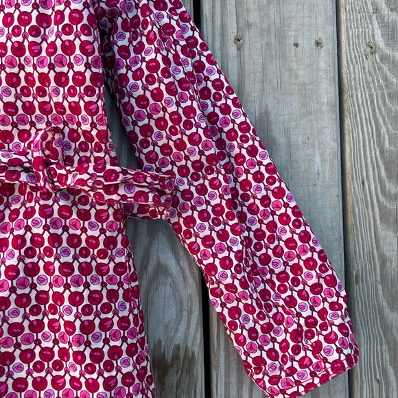 GAP Women’s Small Trench Coat Belted‎ Rosebud Valentines Collar Pockets Y2K - Picture 12 of 15